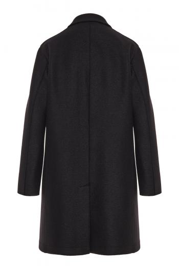 Overcoat pressed-wool coat
