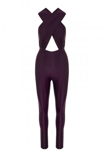 Hola ruched jersey jumpsuit 