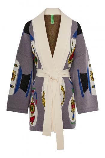 Benedetta Kosmima embroidered wool kimono