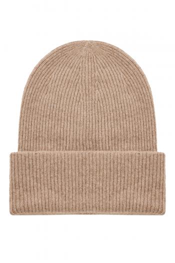 Stockholm ribbed cashmere beanie 