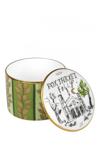 Porcelain box fox Thicket folly 8cm