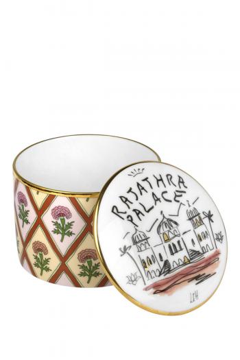 Porcelain box  Rajathra Palace 8cm