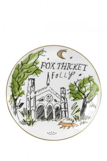 Plate Fox Thicket Folly 27cm 