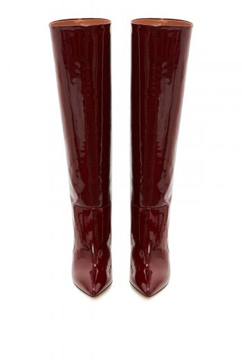 Stiletto patent-leather 85mm boots 