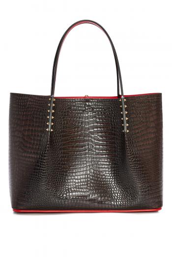 Cabarock mini -Tote bag- lizard effect leather bag