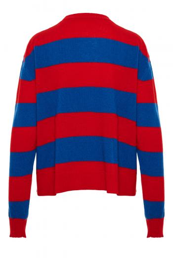 X Peanuts intarsia wool and cashmere sweater