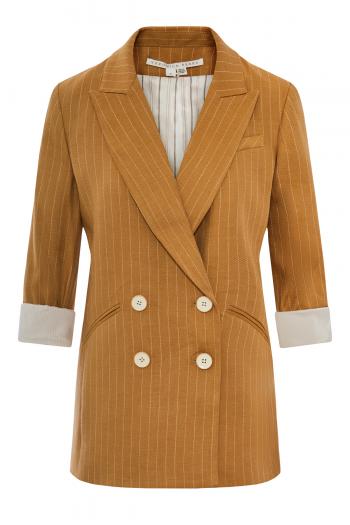 Parinetti Dickey striped linen-blend blazer 