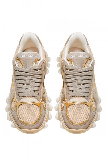 B-East trainer in leather, suede and mesh