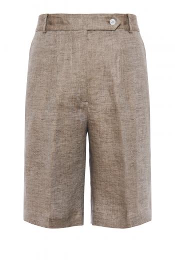 Linen bermuda shorts 
