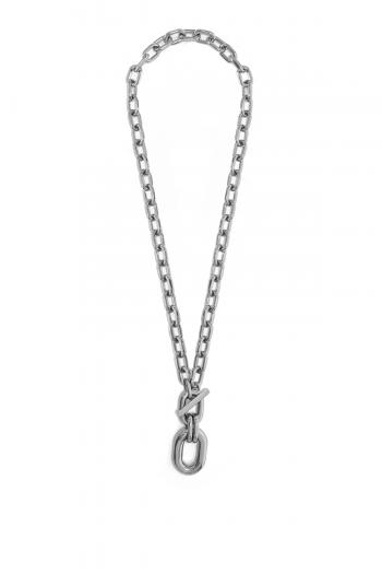 XL silver-tone necklace