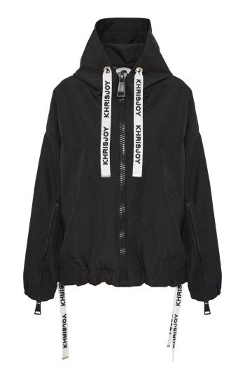 Khris windbreaker jacket in black