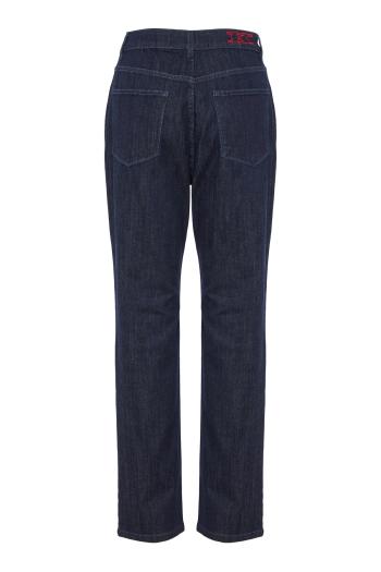 Stretch-cotton straight jeans