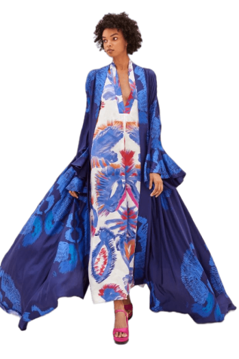 Mesogios Thalia printed kimono 
