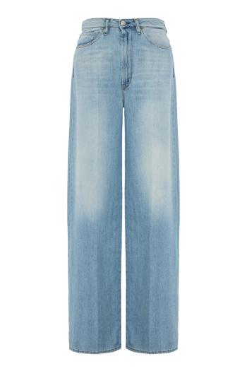 Flip cotton-denim wide-leg jeans 