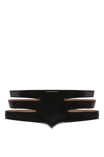 Leather waist belt 