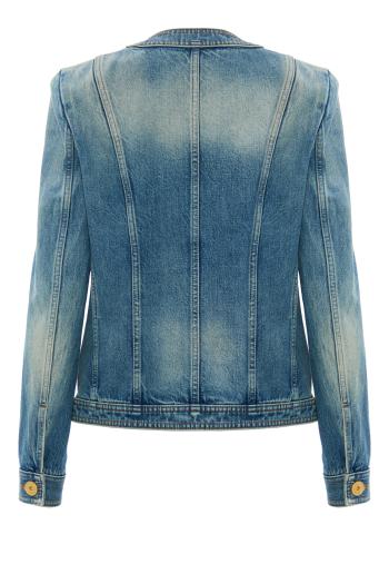 Embellished vintage denim jacket 