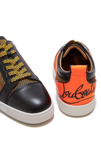 Fun Louis Jnr mesh and leather sneakers 