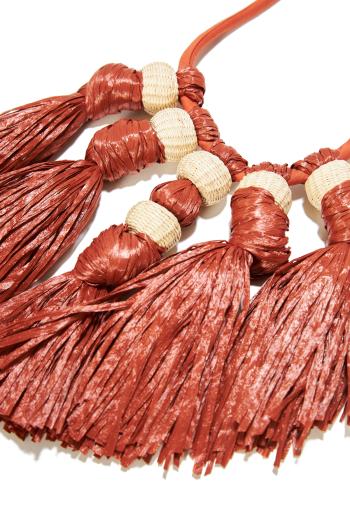 Reddish-Ecru Corazon Illuminado Necklace