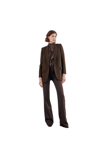 Alielle wool-garbardine pants
