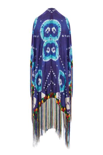 Aloeuw printed silk shawl 