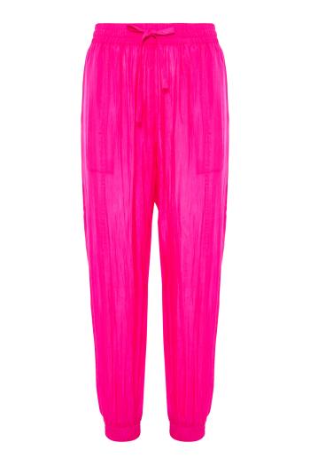 Aladin plissé silk-taffeta pants