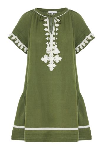 Taylor embroidered cotton mini dress