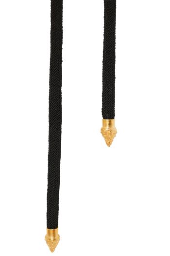 Phaidra embellished cord belt 