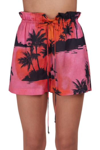 Marianne printed cotton shorts 