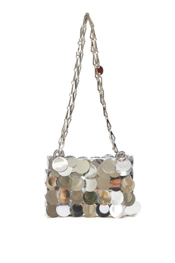 Sparkle silver Nano paillette shoulder bag 