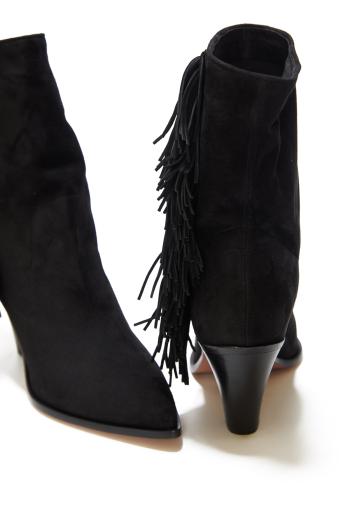 Marfa 70mm fringed suede boots