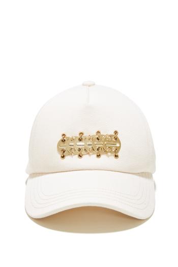 Cotton baseball cap with iconic Paco Rabanne 1969 medals