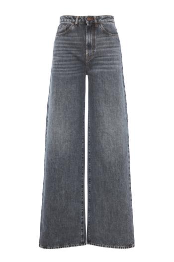 Flip wide-leg cotton jeans 