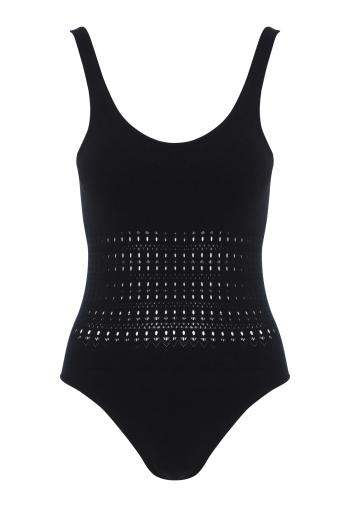 Vienne laser-cut swimsuit 