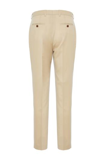 Wool-gabardine pants