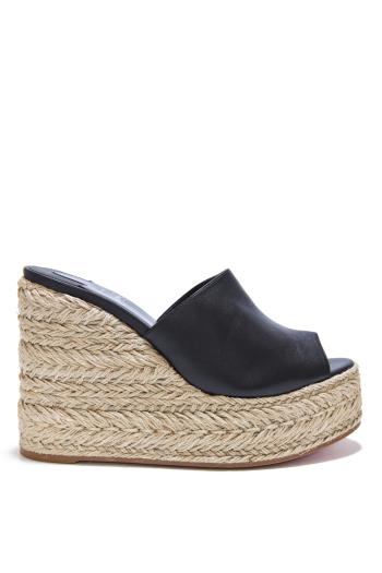 Ariella Zeppa 130 leather and espadrilles wedges 