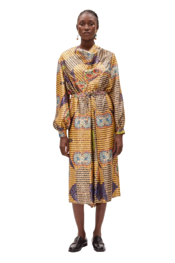 Lurex embroidered pants 