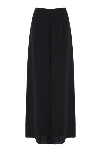 Wool-garbardine maxi skirt  