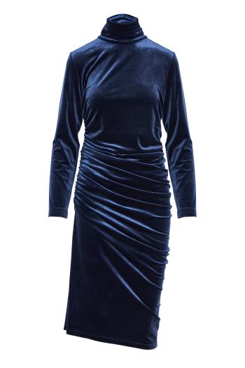ΦΟΡΕΜΑ ZEST LS DRAPPED HIGH NECK VELOURS