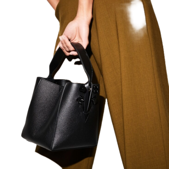 Cabachic mini leather embellished shoulder bag