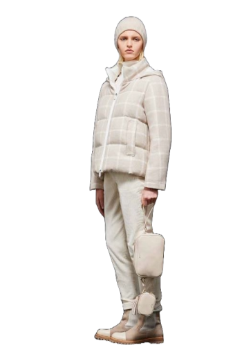 Cashmere and wool sleeveless jacket 