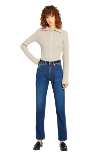 Maddie slim-fit cotton jeans 