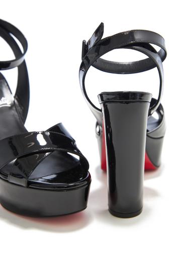 Supermariza 130 patent-leather sandals 