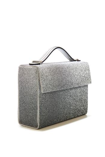 Pandora ombré crystal-embellished leather top handle bag