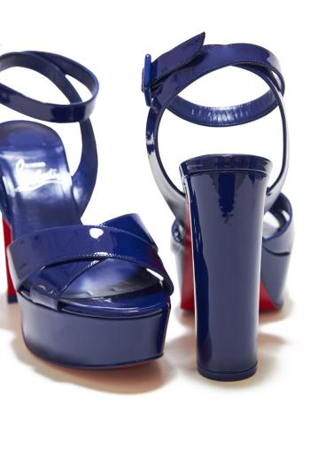 Supermariza 130 patent-leather sandals 
