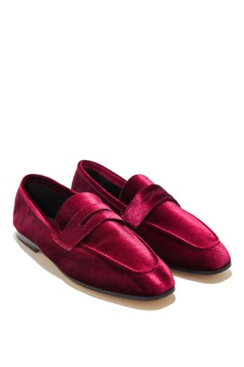 Essential Donna velvet loafers