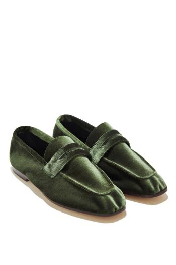 Essential Donna velvet loafers  