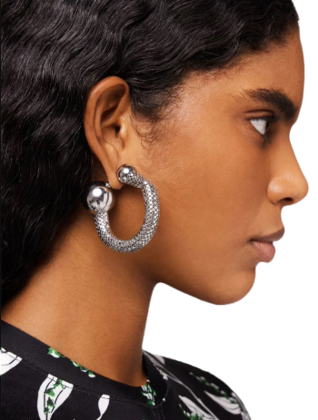 Silver-tone earrings 