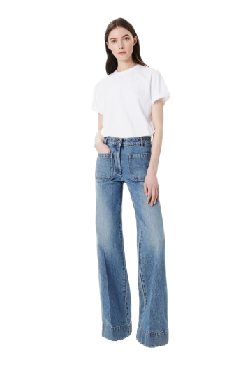 Alina cotton-denim jeans