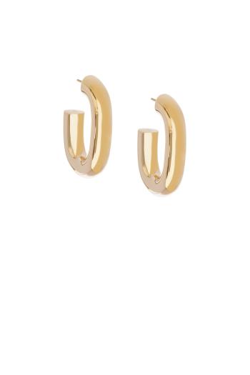 Gold LX link gold-tone hoop earrings 