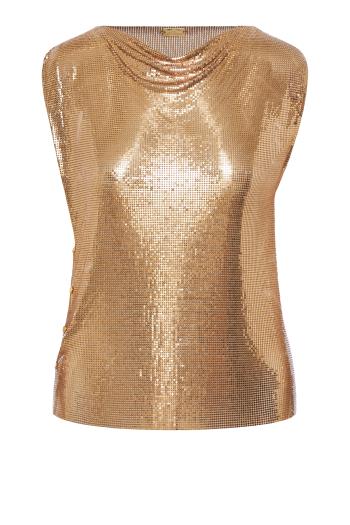 Gold Chainmail tank top 